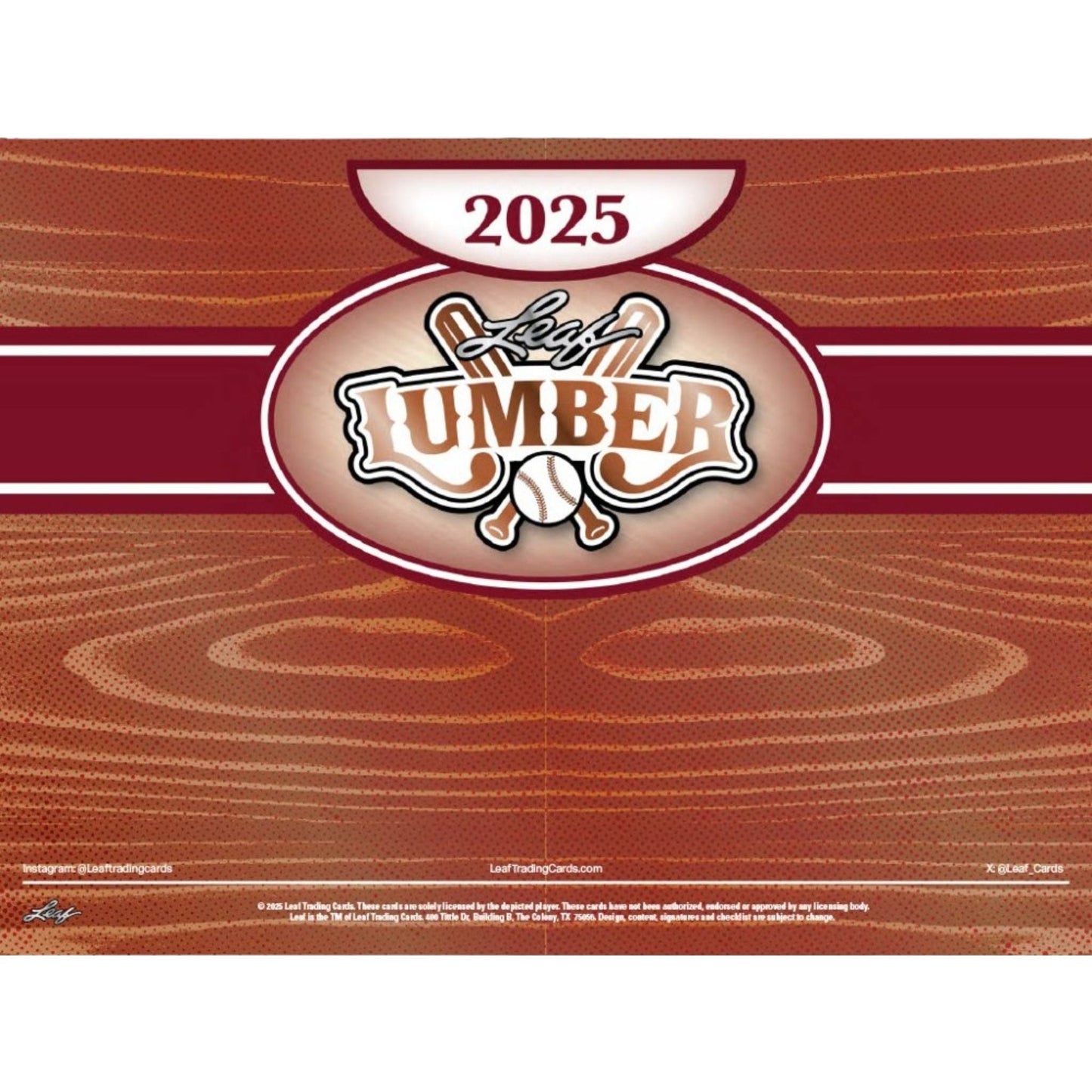 2025 Leaf Lumber Baseball Hobby Box (Presell)