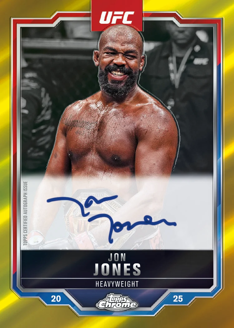 2025 Topps UFC Chrome Hobby Box