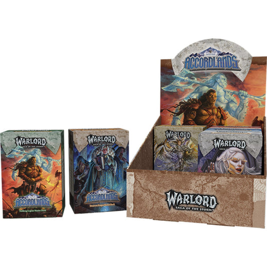 Warlord Saga of the Storm Into the Accordlands Starter Deck Display (Presell)