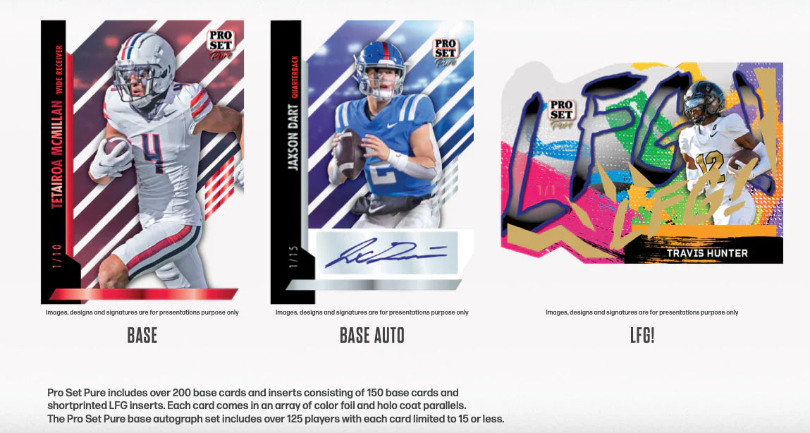 2024 Pro Set Pure Football Hobby Box
