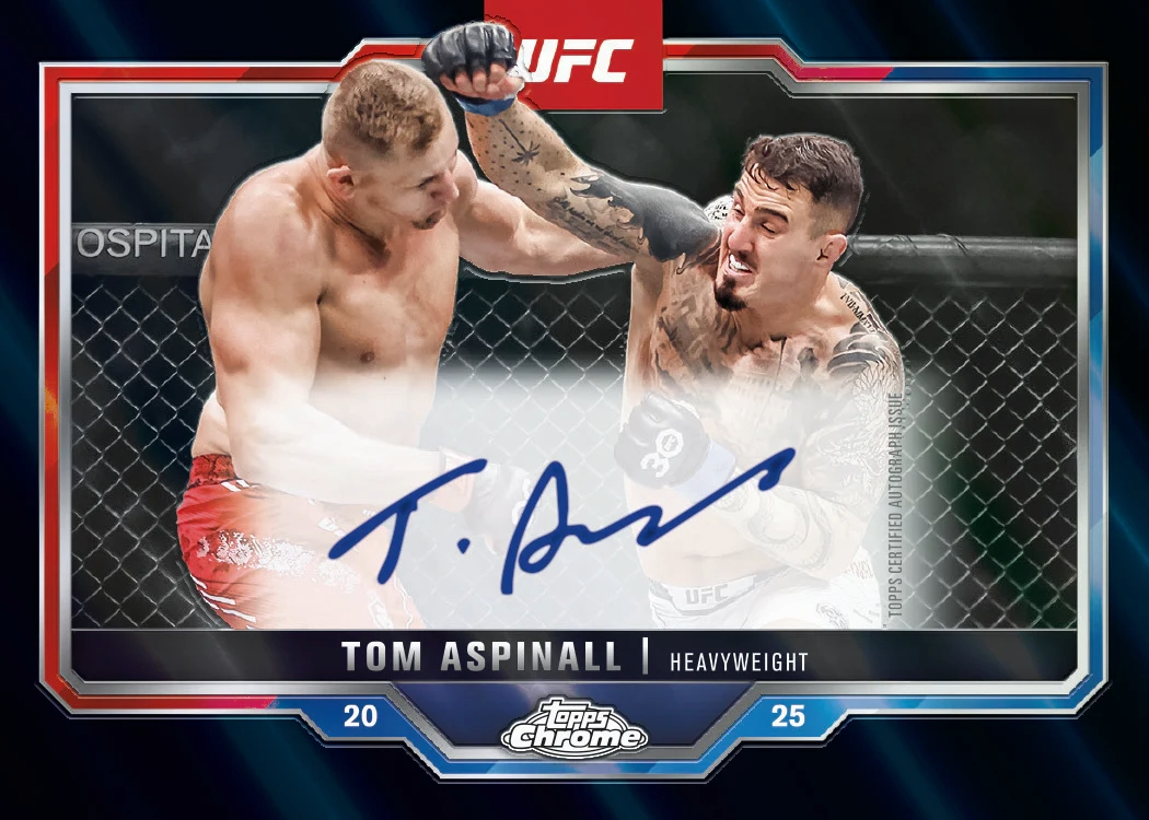 2025 Topps UFC Chrome Hobby Box